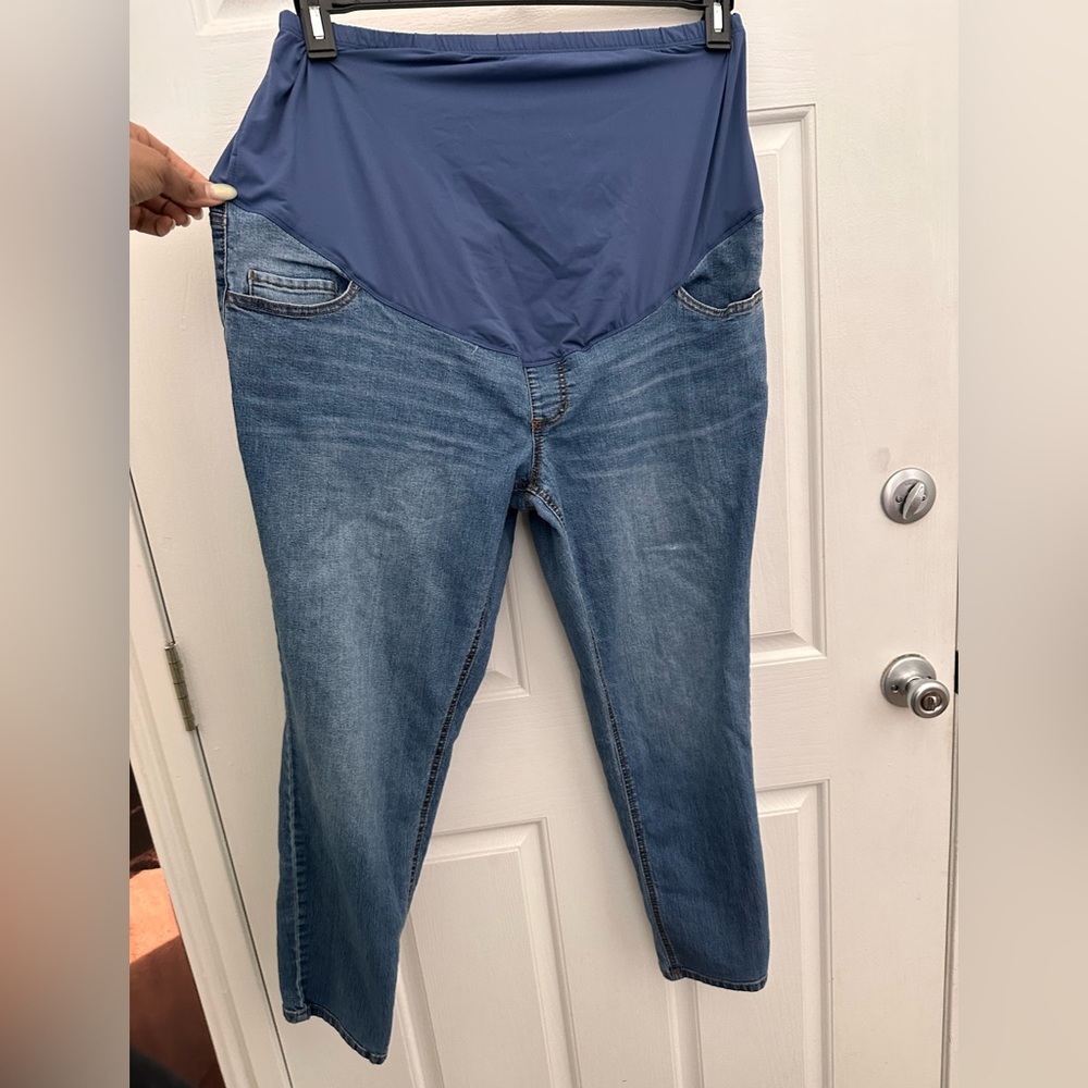 MATERNITY Pants and Shorts 1 pair each Time and Tru size 20 XXG - Picture 1 of 8